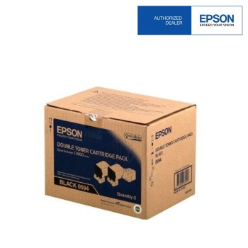 Epson SO50594 Double Black Toner Cart Pack (Item No:EPS SO50594)